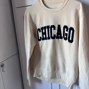 Cream Chicago Sweatshirt